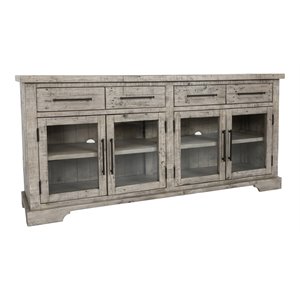kosas home sagrada 4-drawer reclaimed pine sideboard in sierra gray