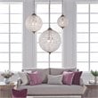 Kosas Home Allesandria 3-light Iron and Crystal Large Chandelier in Brass/Clear