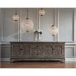 Kosas Home Allesandria 3-light Iron and Crystal Large Chandelier in Brass/Clear