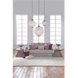 Kosas Home Allesandria 3-light Iron and Crystal Large Chandelier in Brass/Clear