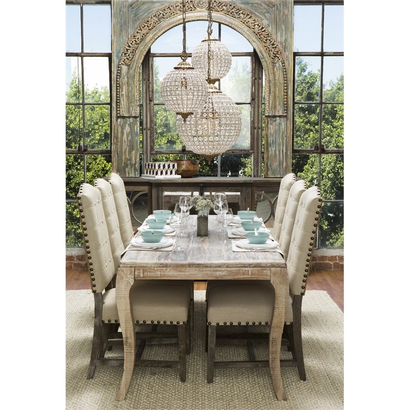 Kosas Home Allesandria 3-light Iron and Crystal Large Chandelier in Brass/Clear