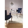 Kosas Home Thayer 3-light Iron and Crystal Chandelier in Antique Brass