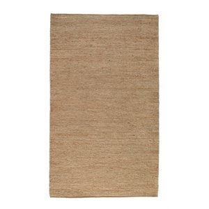Kosas Home Zandra Soumak 60 x 96&quot Jute Fabric Area Rug in Natural
