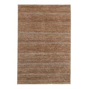 Kosas Home Barcelona 108x144&quot Jute Cotton and Wool Area Rug in Gray
