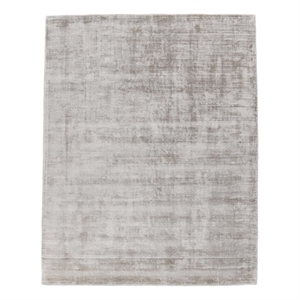 Kosas Home Cameron 108 x 144&quot Viscose Fabric Area Rug in Dove Gray