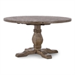 Kosas Home Quincy Round Reclaimed Pine Dining Table in Weathered Brown