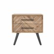 Kosas Home Soren 2-drawer Mid-Century Acacia Wood Nightstand in Multi Natural