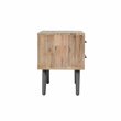 Kosas Home Soren 2-drawer Mid-Century Acacia Wood Nightstand in Multi Natural