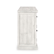 Kosas Home Quincy 4-Drawer 4-Door Solid Pine Wood Sideboard in Nordic Ivory