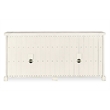 Kosas Home Quincy 4-Drawer 4-Door Solid Pine Wood Sideboard in Nordic Ivory