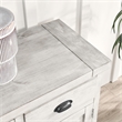 Kosas Home Quincy 4-Drawer 4-Door Solid Pine Wood Sideboard in Nordic Ivory