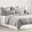 Kosas Home Dimitry Transitional Rayon Velvet & Cotton Sateen Queen Quilt in Gray