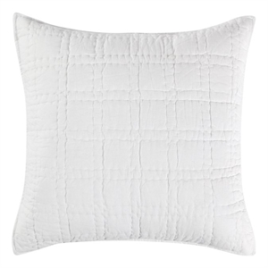 Kosas Home Hailee 26x26&quot Cotton Euro Sham with Silvadur Tech in White