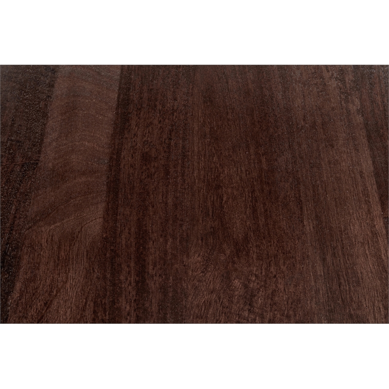 Kosas Home Kensie Solid Mango Wood and Iron Dining Table in Brown/Bronze