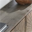 Kosas Home Vivienne 4 Door Wood Sideboard in Gray