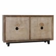Kosas Home Vivienne 4 Door Wood Sideboard in Gray