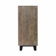 Kosas Home Vivienne 4 Door Wood Sideboard in Gray