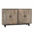 Kosas Home Vivienne 4 Door Wood Sideboard in Gray