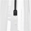 Kosas Home Jolee 1-Light Single Steel Metal Pendant in Matte Black