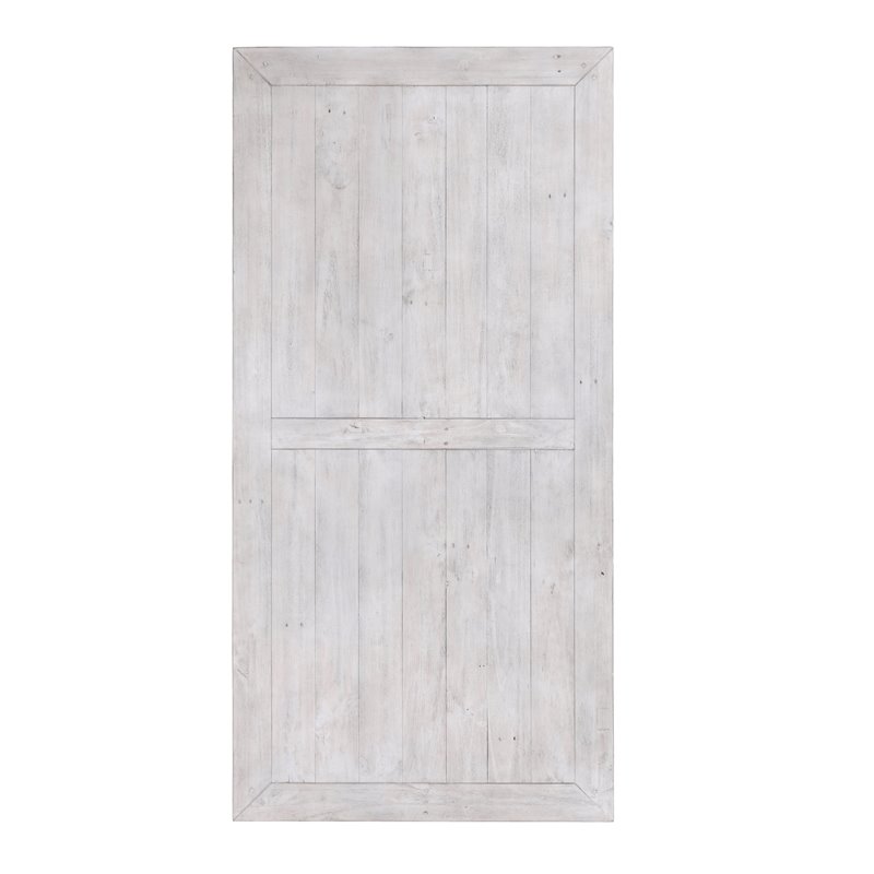 Kosas Home Quincy 78" Reclaimed Solid Pine Wood Dining Table in Nordic