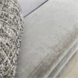 Kosas Home Anders Contemporary Polyester Storage Bench in Gray Finish