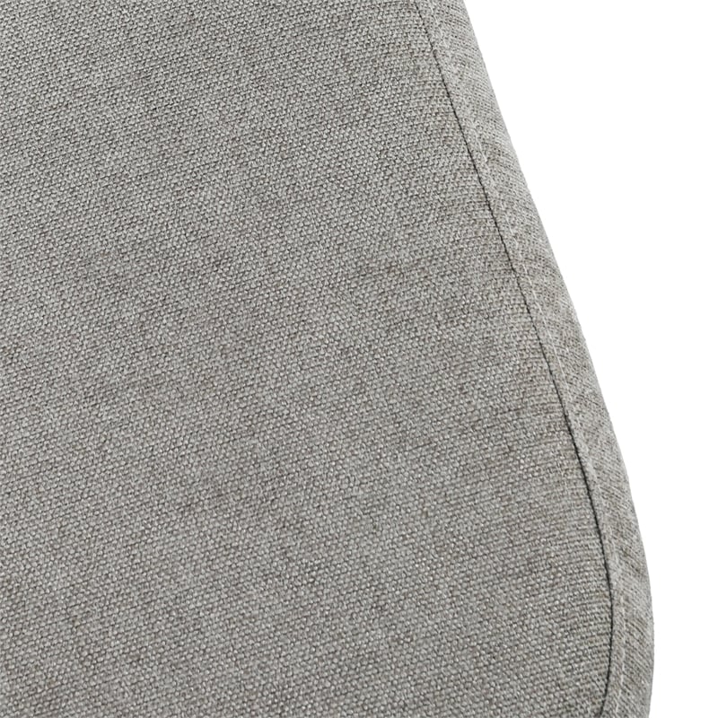 Kosas Home Anders Contemporary Polyester Storage Bench in Gray Finish