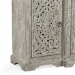 Kosas Home Aurora 4-Door Transitional Mango Wood Sideboard in Gray