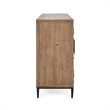 Kosas Home Mave 4-Door Transitional Wood Sideboard in Multi-Tone Natural