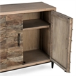 Kosas Home Mave 4-Door Transitional Wood Sideboard in Multi-Tone Natural