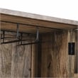 Kosas Home Fixed Shelves Transitional Wood Bar Cabinet in Antique Gray
