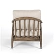Kosas Home Lennon Linen Fabric & Rubberwood Accent Chair in Natural/Beige