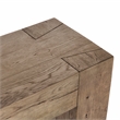 Kosas Home Bristol Reclaimed Oak Wood Console Table in Natural Brown