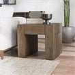 Kosas Home Bristol Reclaimed Oak Wood End Table in Natural Brown