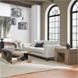 Kosas Home Bristol Reclaimed Oak Wood End Table in Natural Brown