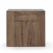 Kosas Home Bristol Reclaimed Oak Wood End Table in Natural Brown