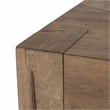 Kosas Home Bristol Reclaimed Oak Wood End Table in Natural Brown