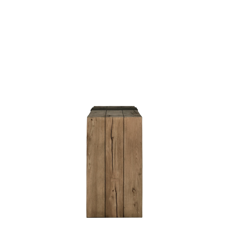 Kosas Home Danica Transitional Wood Console Table in Natural Brown