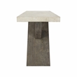 Kosas Home Durant Transitional Wood Console Table in Antique White/Corsican Gray
