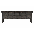 Kosas Home Lahey 11-Drawer Reclaimed Pine Wood Console Table in Black