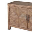 Kosas Home Elani 4-Door Pine Wood Sideboard in Natural Brown