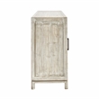 Kosas Home Arley 6-Door Transitional Wood Sideboard in Distressed Ivory