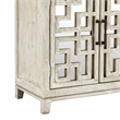 Kosas Home Arley 6-Door Transitional Wood Sideboard in Distressed Ivory