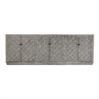 Kosas Home Jonas 6-Door Transitional Wood Sideboard in Antique Blue