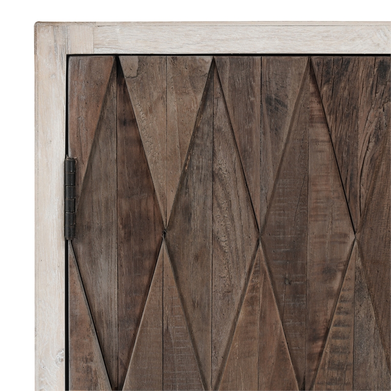 Kosas Home Anton 4-Door Wood Sideboard Bone White