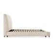 Kosas Home Tate Traditional Cream Fabric Upholstered California King Bed