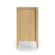 Kosas Home Beechgrove Four Door Sideboard in Natural Oak Wood Brown
