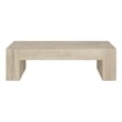 Kosas Home Bristol Reclaimed Oak Wood Coffee Table in Meadow White