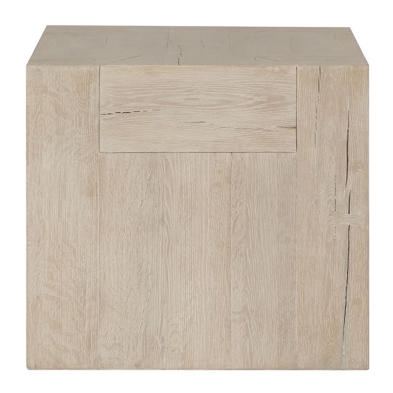 Kosas Home Bristol Cracked Oak Wood 24