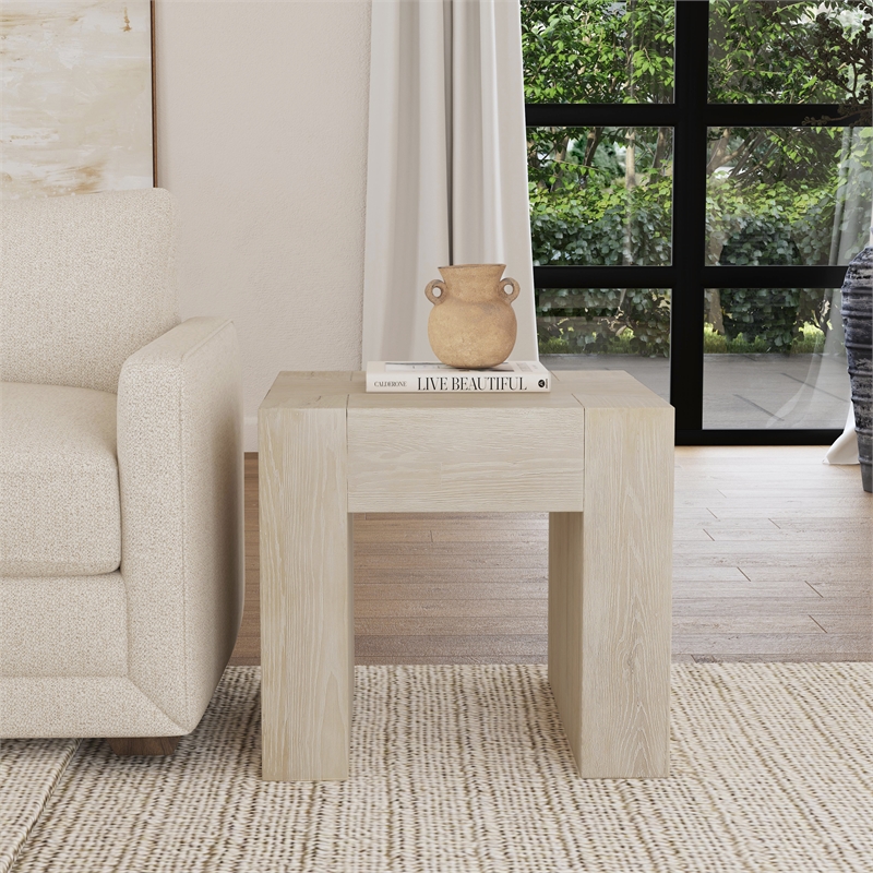Kosas Home Bristol Cracked Oak Wood 24