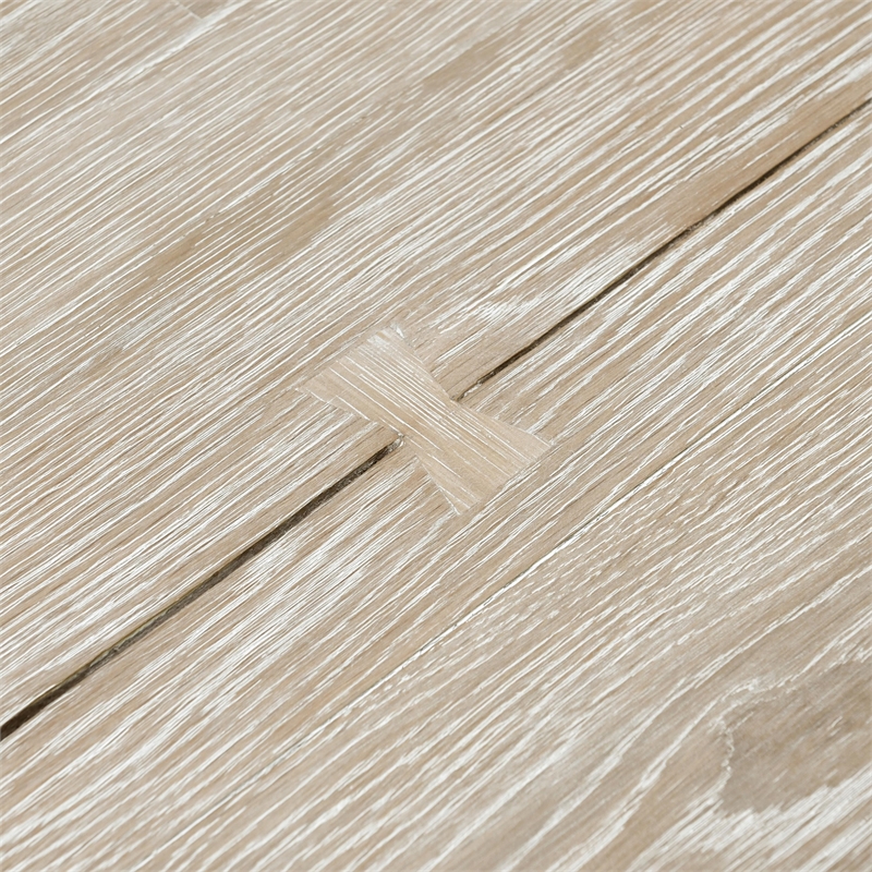 Kosas Home Bristol Cracked Oak Wood 72